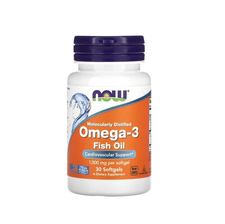 Omega-3 Molecularly Distilled - 30 softgels - NOW Foods