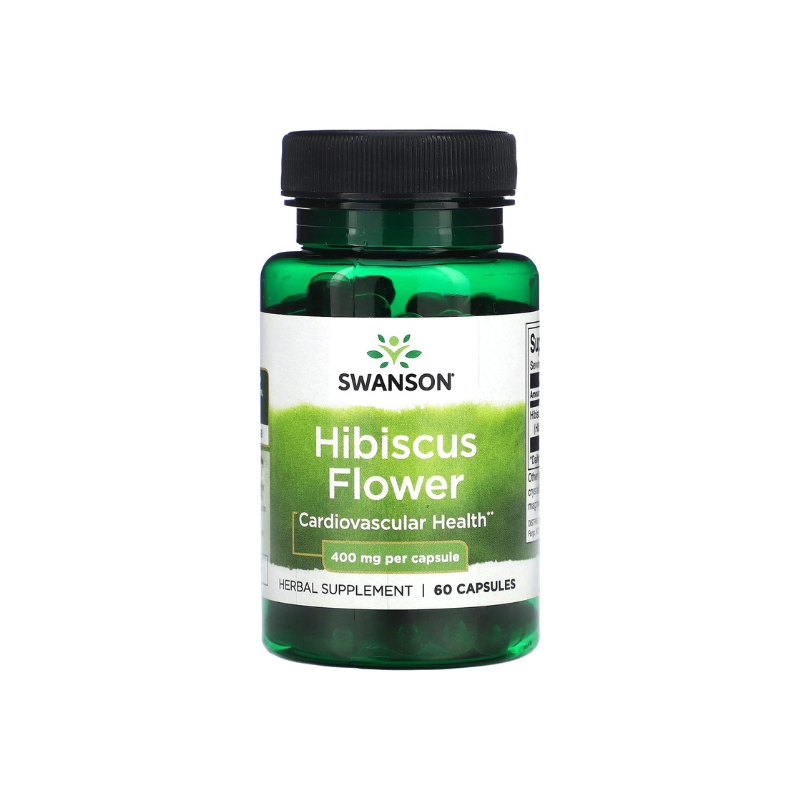 Full Spectrum Hibiscus Flower, 400mg - 60 caps - Swanson