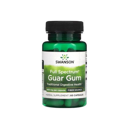 Full Spectrum Guar Gum, 400mg - 60 caps - Swanson