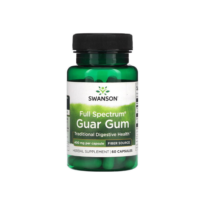 Full Spectrum Guar Gum, 400mg - 60 caps - Swanson