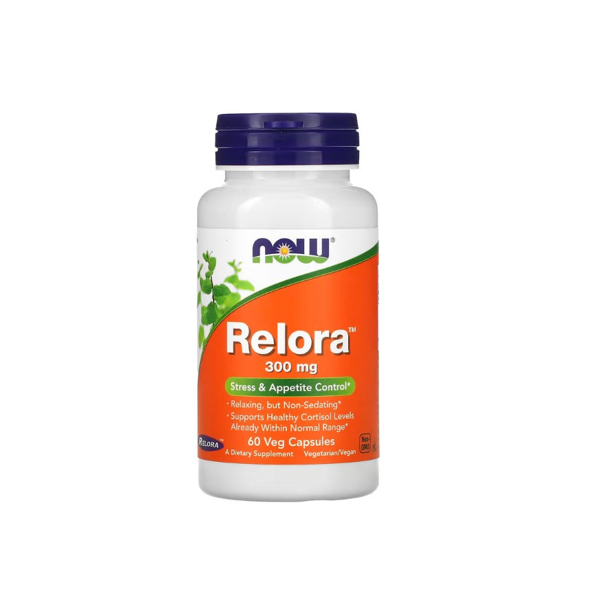 Relora, 300mg - 60 vcaps - NOW Foods