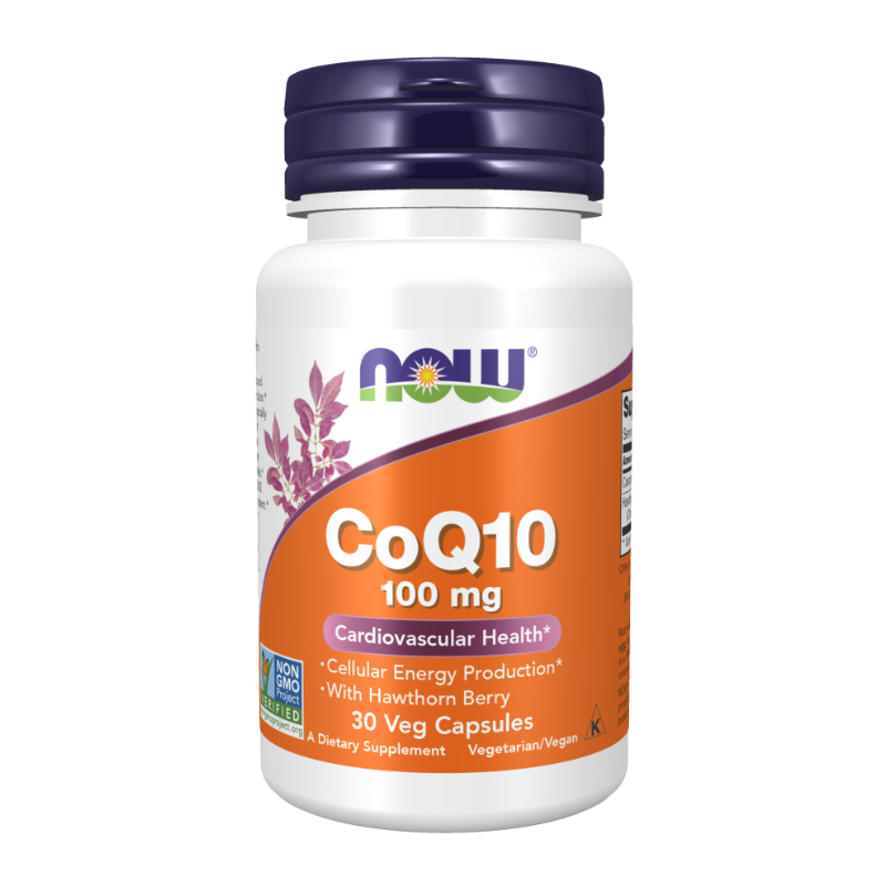 CoQ10 con bacche di biancospino, 100mg - 30 vcaps