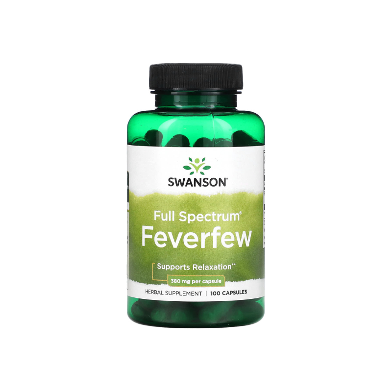 Full Spectrum Feverfew, 380mg - 100 caps - Swanson