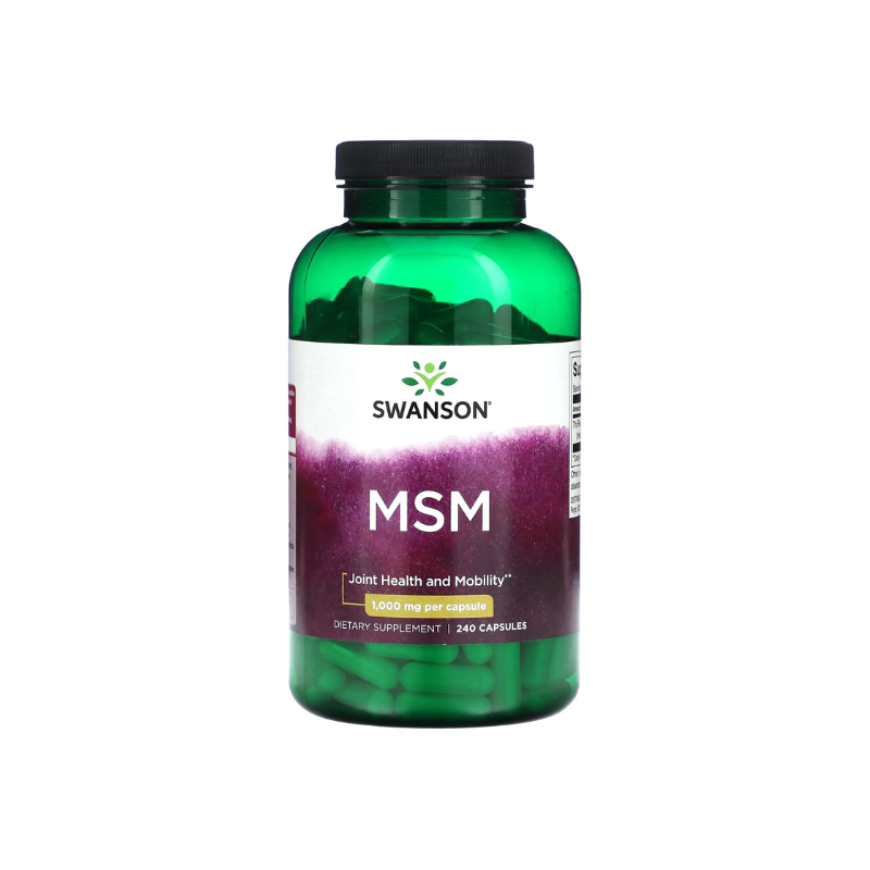 MSM Methylsulfonylmethane, 1000mg - 240 caps - Swanson