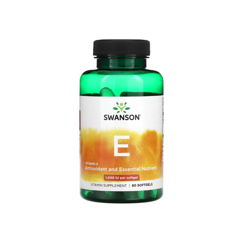 Vitamin E, 1000 IU - 60 softgels - Swanson