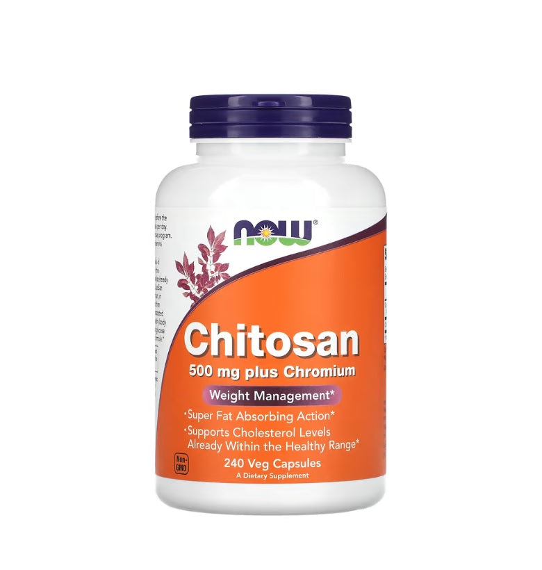 Chitosan, 500mg Plus Chromium - 240 vcaps - Now Foods