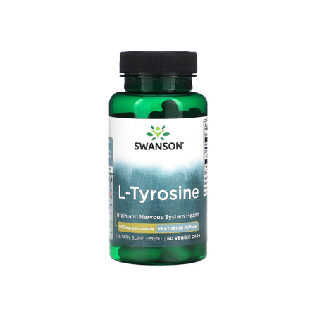 L-Tyrosine, 500mg - 60 vcaps - Swanson