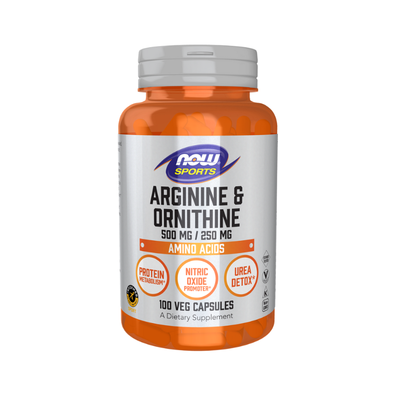 Arginine & Ornithine, 500/250 - 100 vcaps