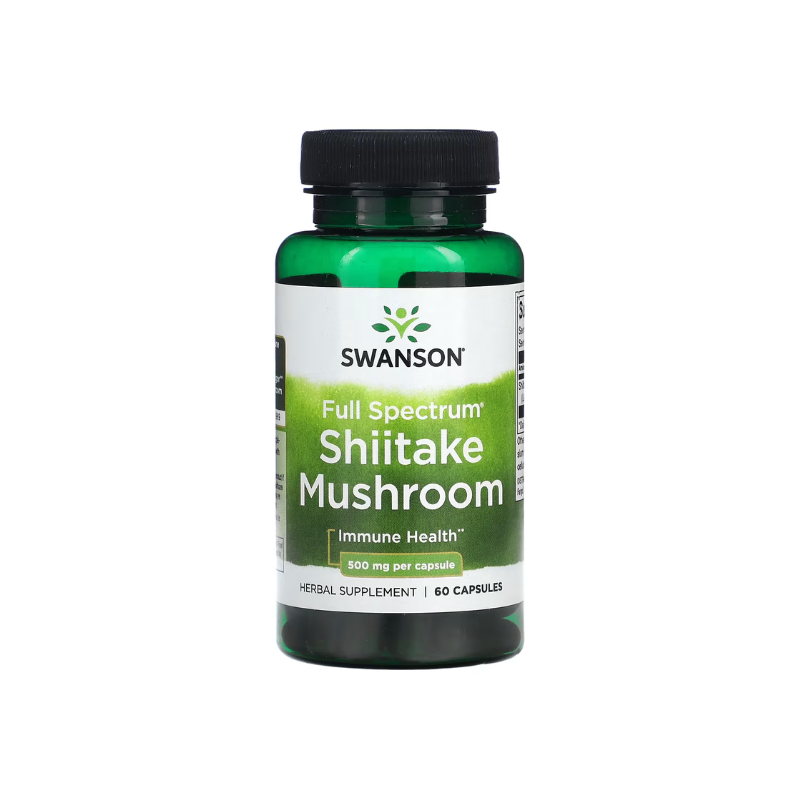 Shiitake Mushroom, 500mg - 60 caps