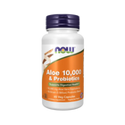 Aloe 10,000 & Probiotics - 60 vcaps NOW FOODS