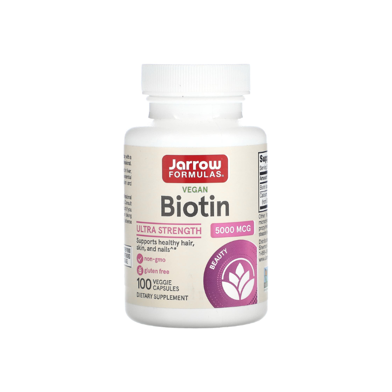 Biotin, 5000mcg - 100 caps - Jarrow Formulas