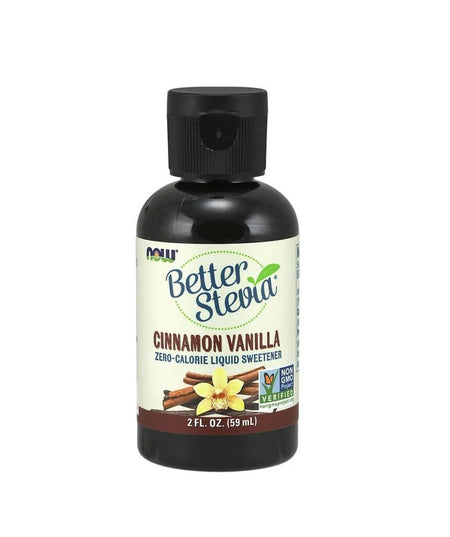 Better Stevia Liquid, French Vanilla - 59 ml. NOW Foods