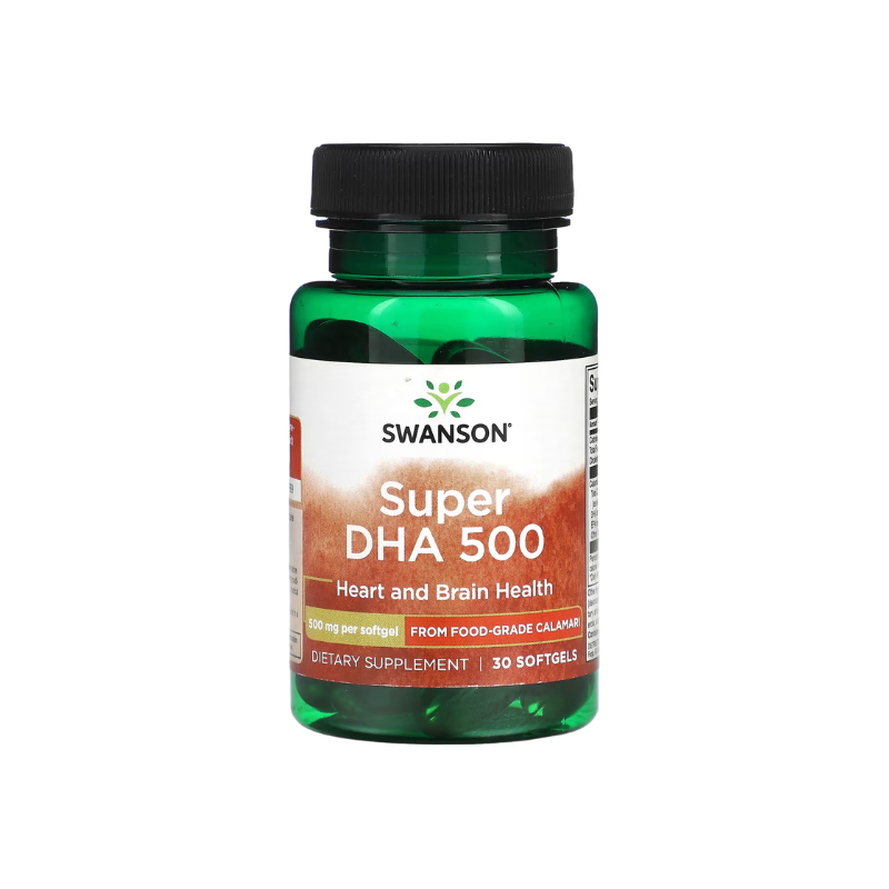 Super DHA 500 from Food-Grade Calamari - 30 softgels