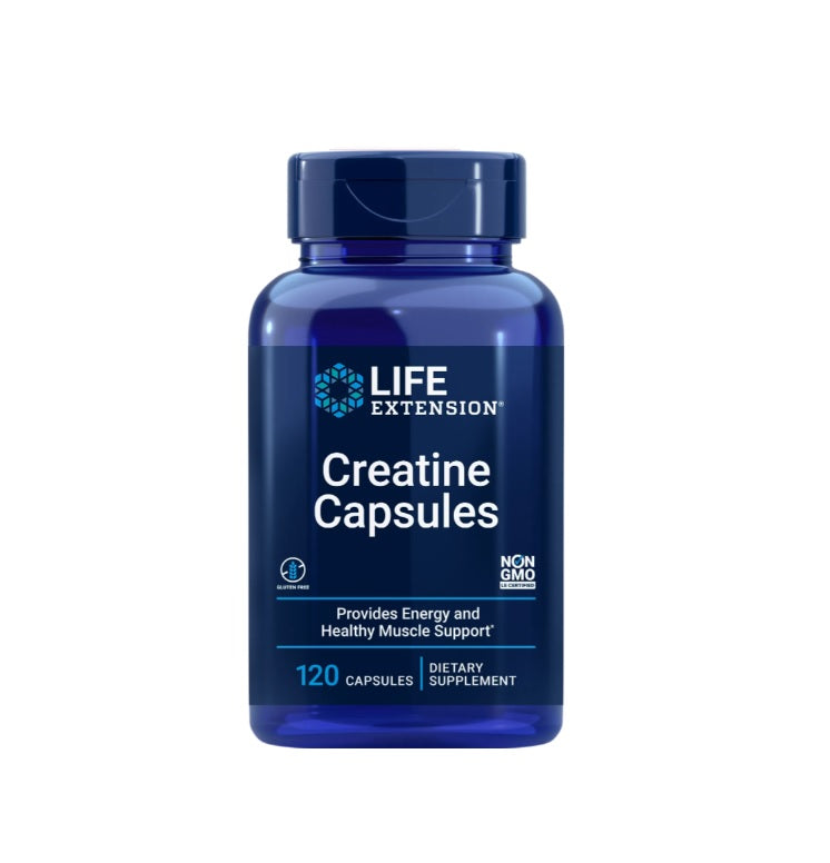 Creatine Capsules - 120 caps - Life Extension