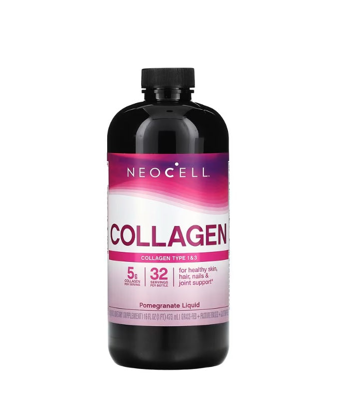 Collagen Type 1 &amp; 3 Liquid, Pomegranate - 473 ml. - NeoCell