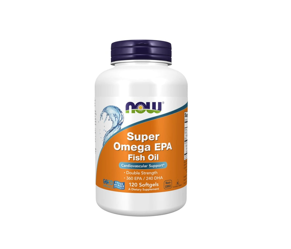 Super Omega EPA Molecularly Distilled - 120 softgels - NOW Foods