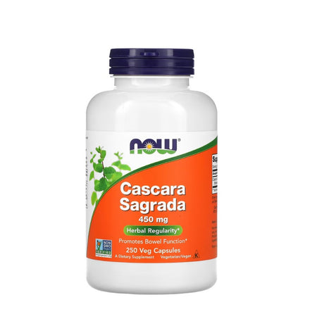 Cascara Sagrada, 450mg - 250 vcaps - Now Foods