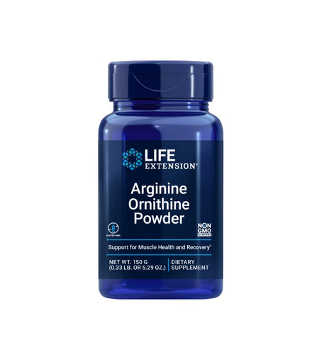 Arginine Ornithine Powder - 150 grams - Life Extension