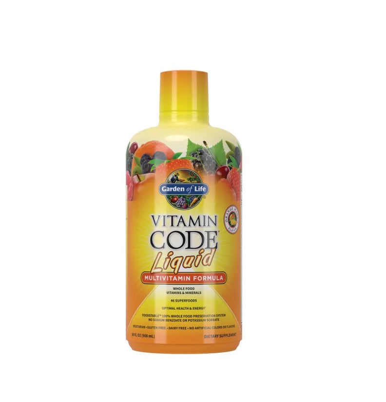 Vitamin Code Liquid Multivitamin, Orange Mango - 900 ml. - Garden of Life