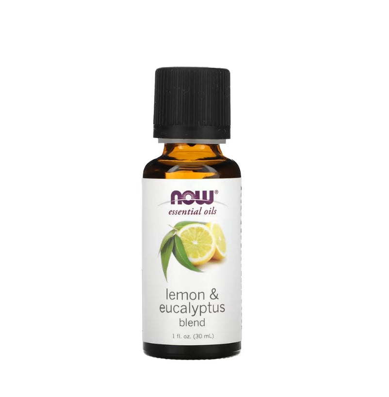 Essential Oil, Lemon &amp; Eucalyptus Blend - 30 ml. - Now Foods