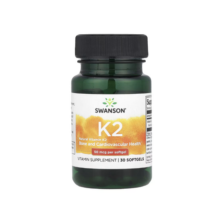 Vitamin K-2 - Natural, 50mcg - 30 softgels - Swanson