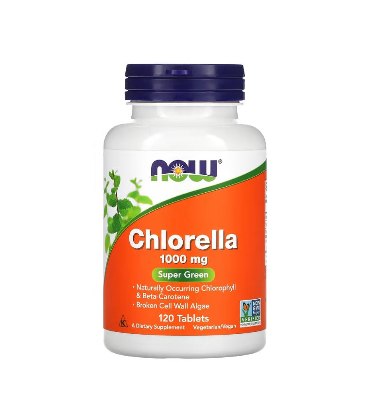 Chlorella, 1000mg - 120 tablets - Now Foods