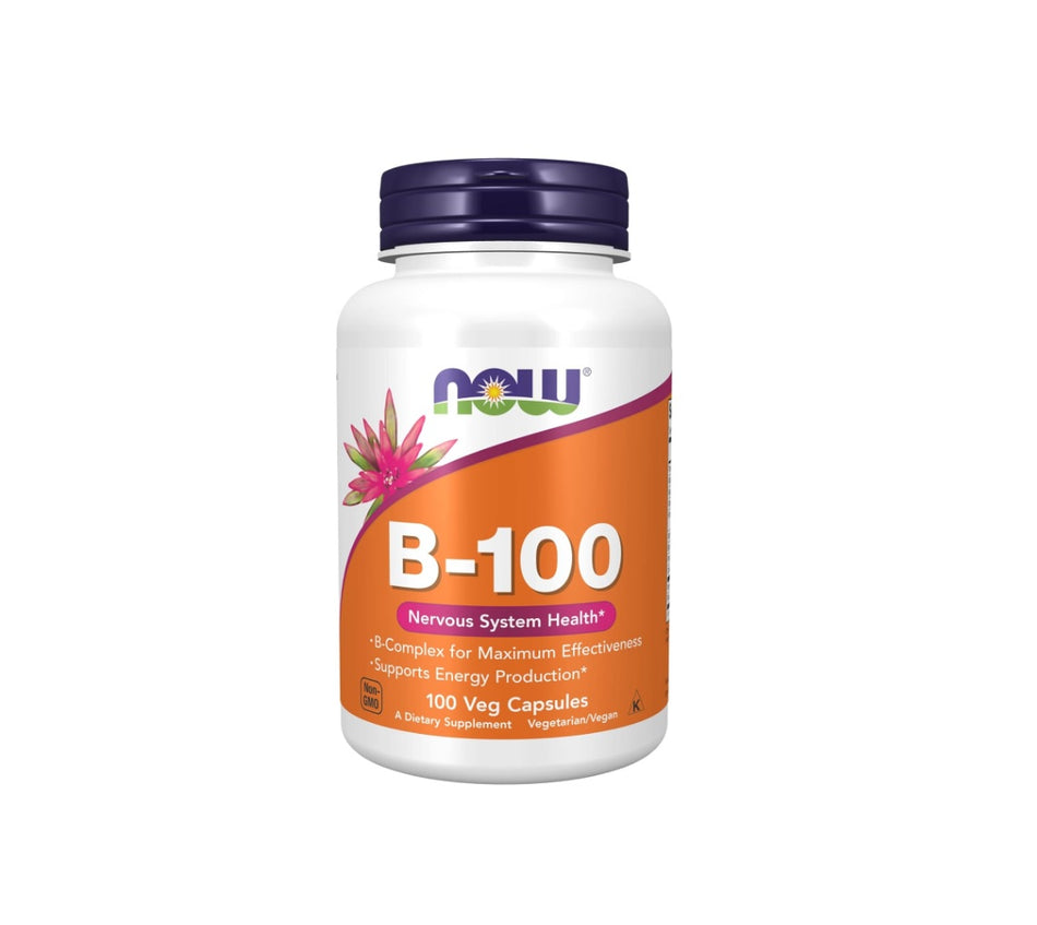 Vitamin B-100 - 100 vcaps - NOW Foods