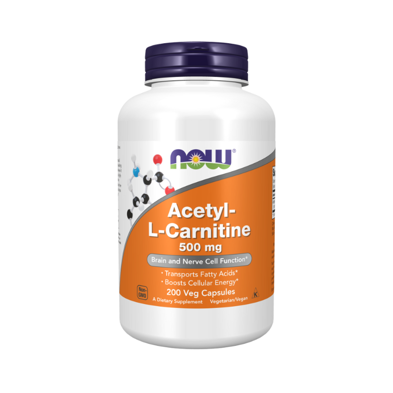 Acetil-L-Carnitina, 500mg - 200 cápsulas