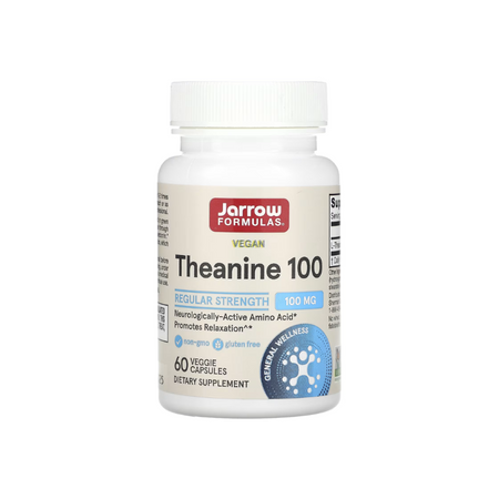 Theanine, 100mg - 60 vcaps - Jarrow Formulas