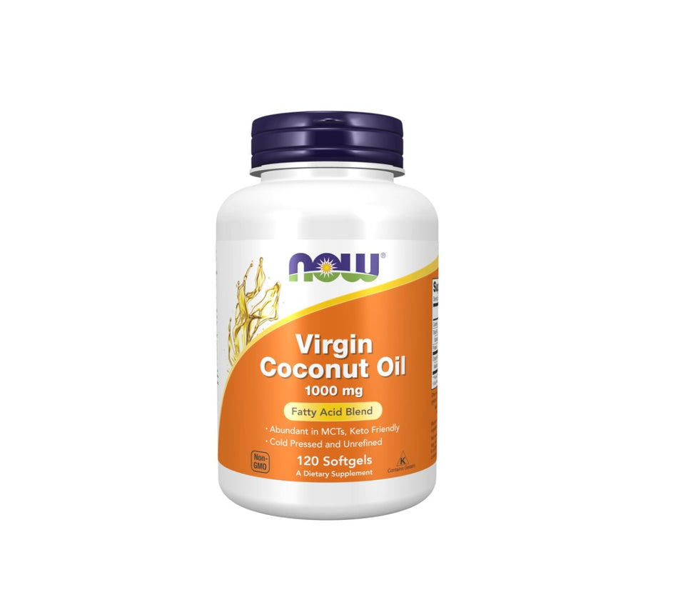 Virgin Coconut Oil, 1000mg - 120 softgels - NOW Foods