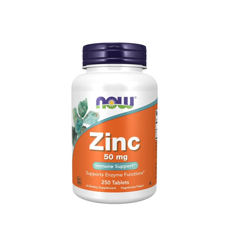 Zinc, 50mg - 250 tablets - Now Foods