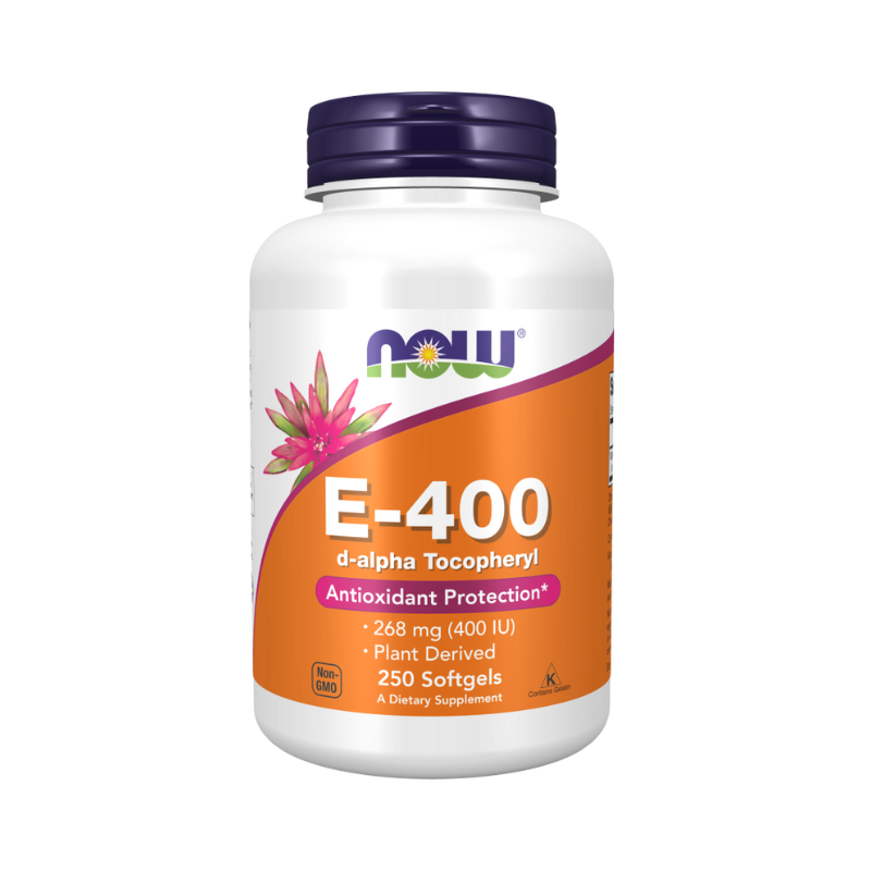 Vitamina E-400, Natural - 250 cápsulas blandas