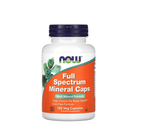 Full Spectrum Minerals, Iron-Free - 120 caps&nbsp;- NOW Foods