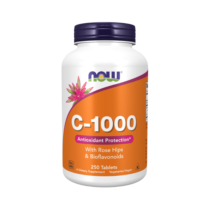 Vitamina C-1000 con Escaramujos y Bioflavonoides - 250 tabletas