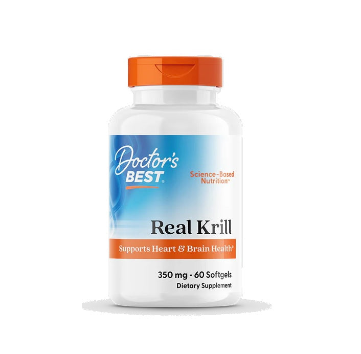 Real Krill, 350mg 60 softgels - Doctor's Best