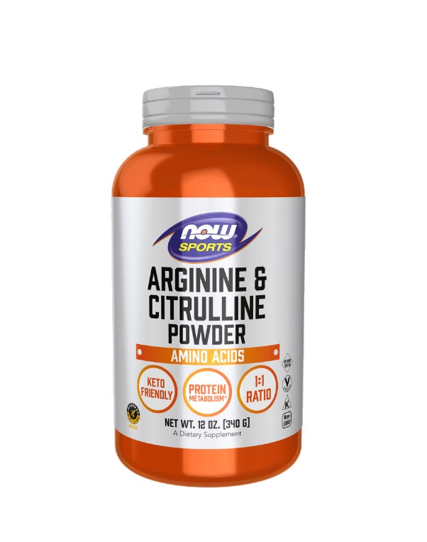 Arginine &amp; Citrulline - 340 grams - NOW FOODS