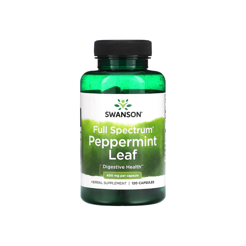 Full Spectrum Peppermint Leaf, 400mg - 120 caps - Swanson