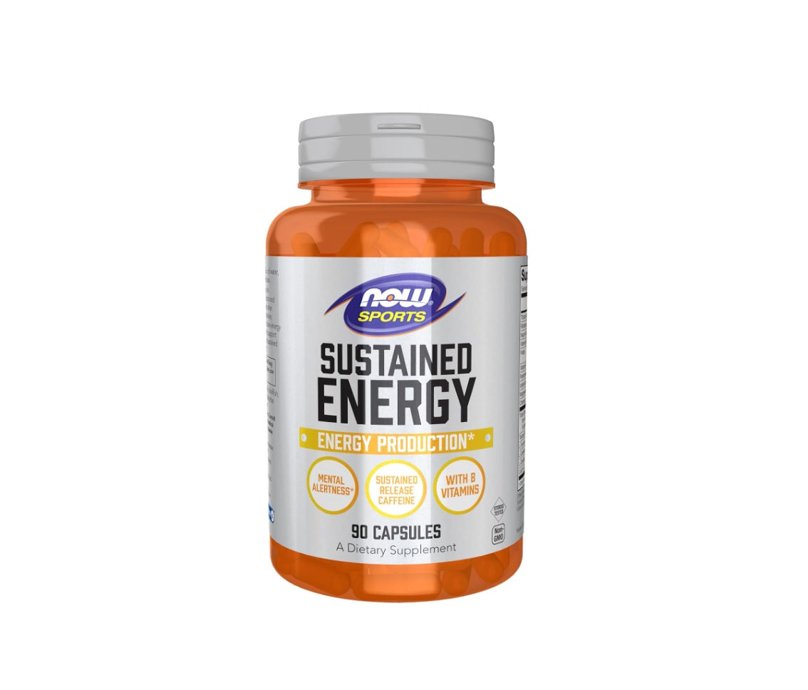 Sustained Energy - 90 vcaps - NOW Foods