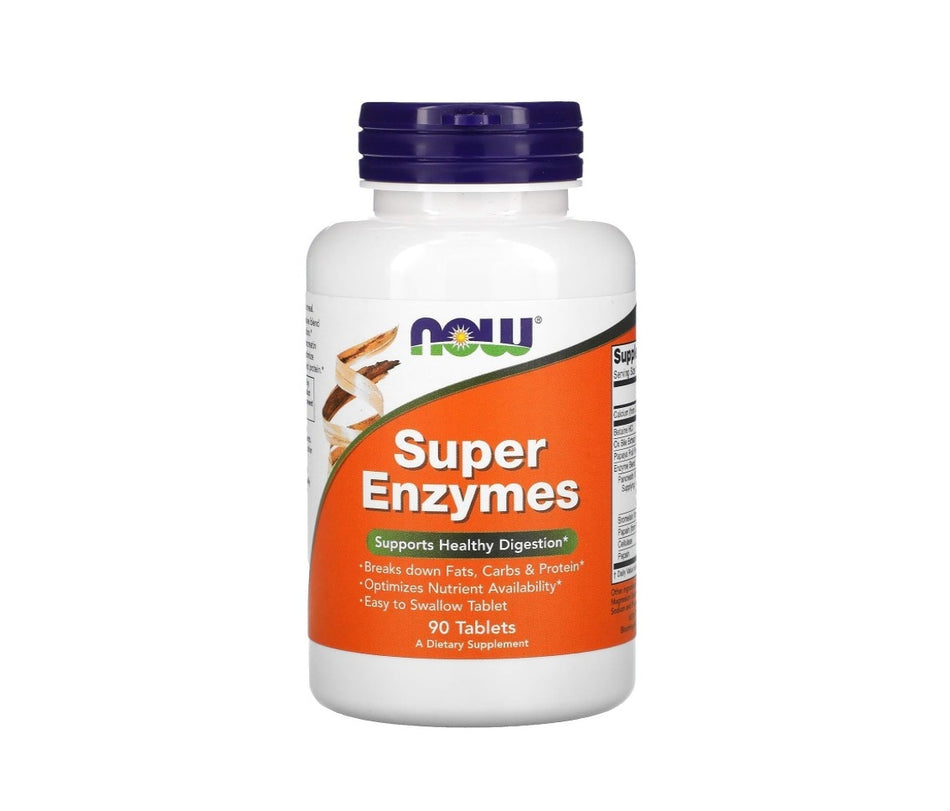 Super Enzymes - 90 tablets - NOW Foods