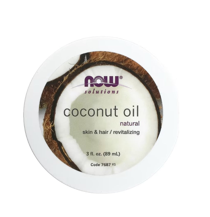 Coconut Oil - Skin &amp; Hair Revitalizing - 89 ml. - Now Foods