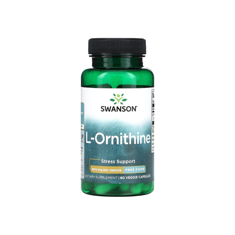 L-Ornithine Amino Acid, 500mg - 60 vcaps - Swanson