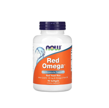 Red Omega (Red Yeast Rice) - 90 softgels - NOW FOODS