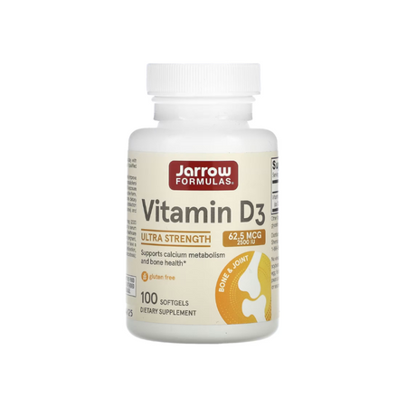 Vitamin D3, 2500 IU - 100 softgels - Jarrow Formulas