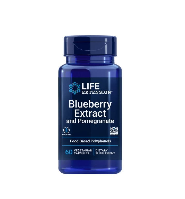 Blueberry Extract with Pomegranate - 60 vcaps - Life Extension