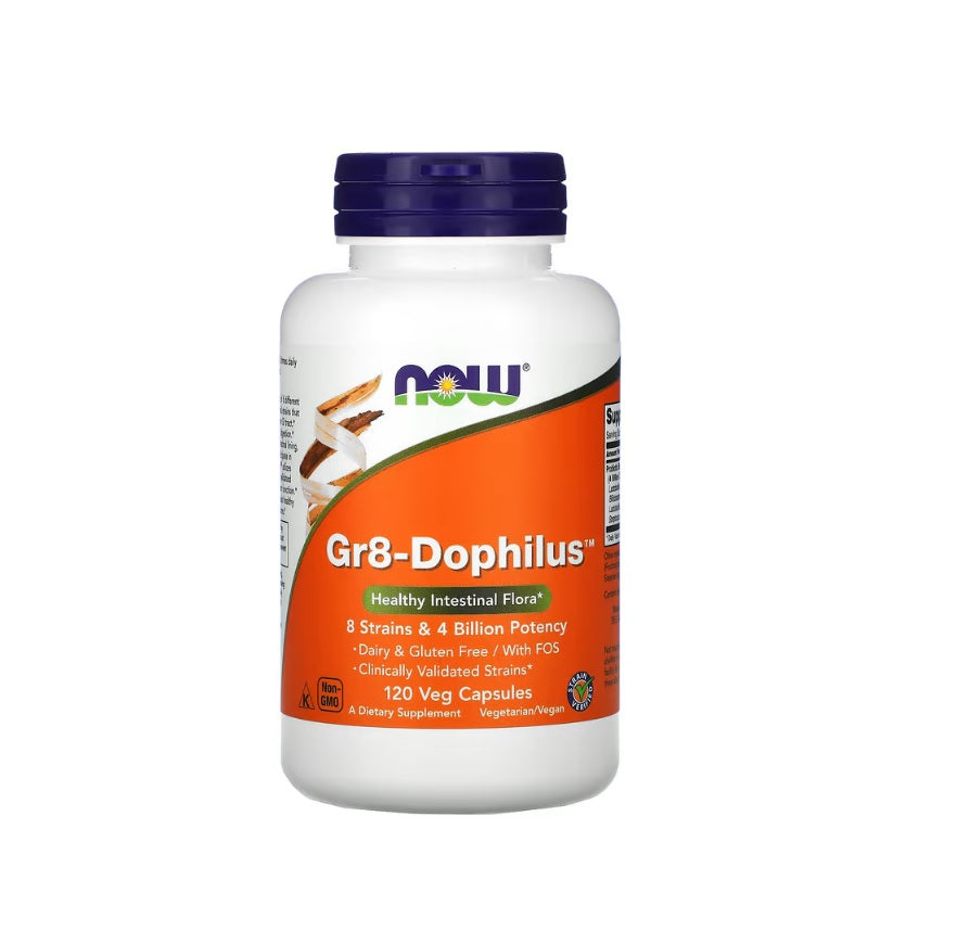 Gr8-Dophilus - 120 vcaps - Now Foods