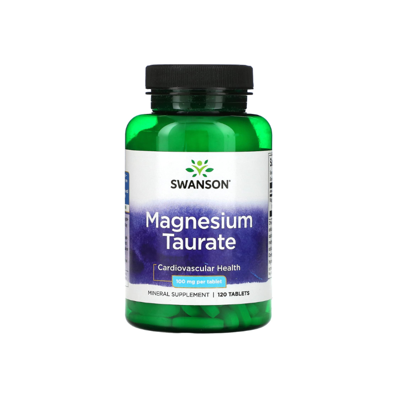 Magnesium Taurate, 100mg - 120 tablets - Swanson