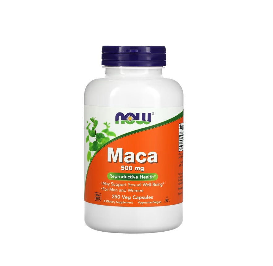 Maca 500mg &nbsp;- 250 vcaps - Now Foods