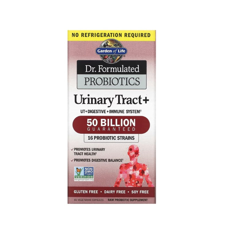 Dr. Formulated Probiotics Urinary Tract+ - 60 vcaps - Garden of Life