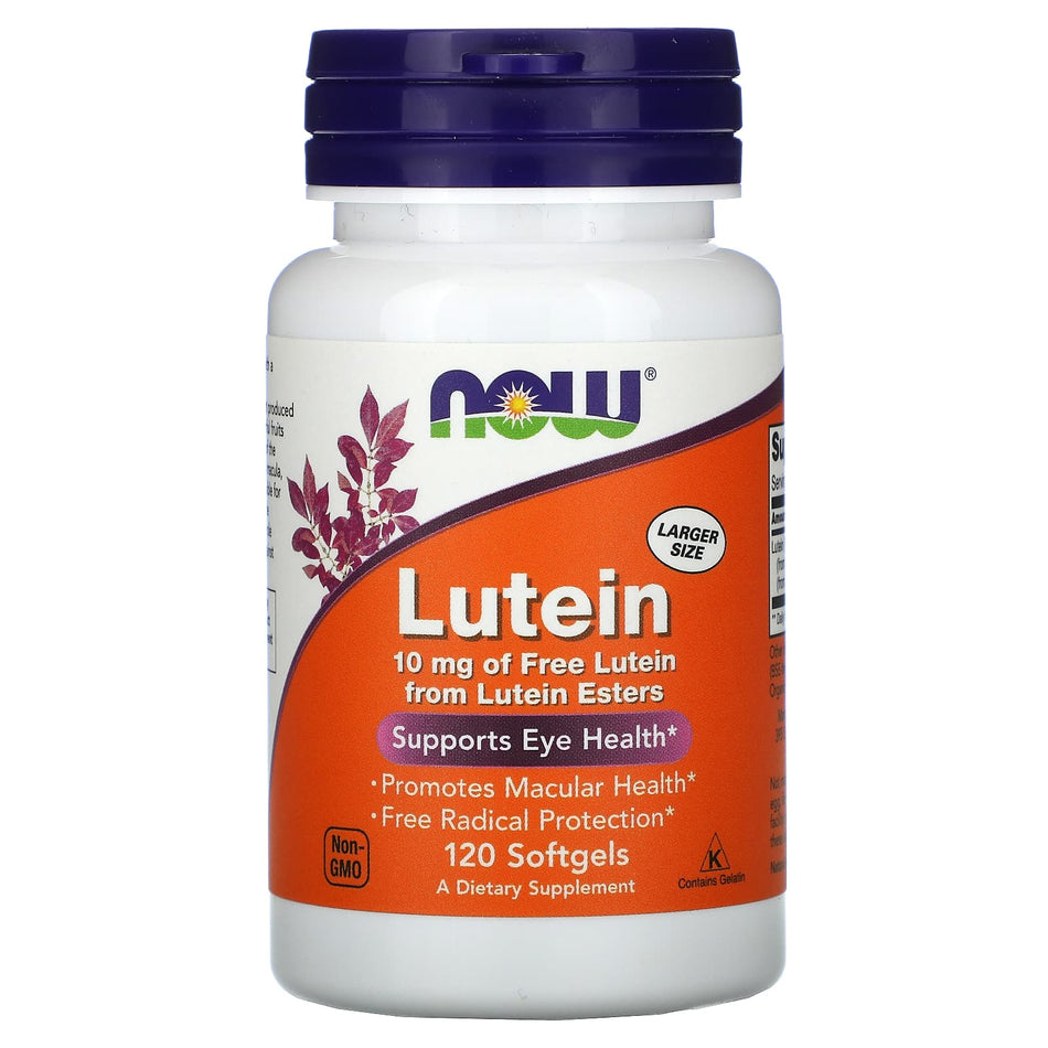 Luteína, 10 mg - 120 cápsulas blandas