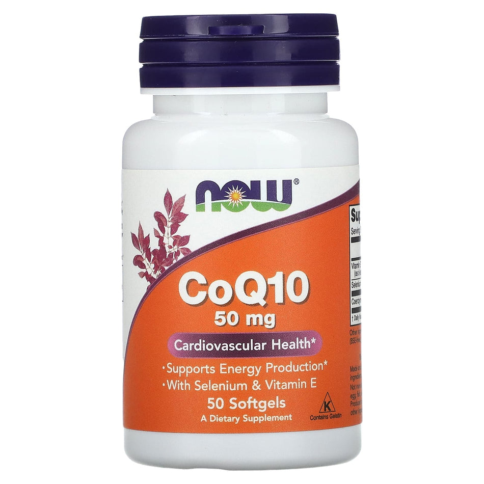 CoQ10 con selenio y vitamina E, 50 mg - 50 cápsulas blandas